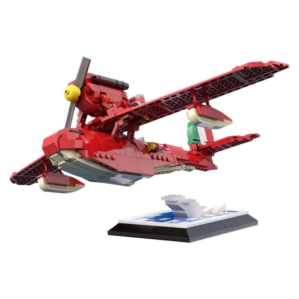 570PCS Porco Rosso Savoia S21 MOC Building Block Bricks |MocPixel 570PCS Porco Rosso Savoia S21 MOC Building Block Bricks |MocPixel -  Lego Block Sets Alternative