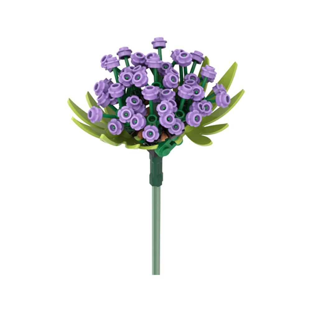 Follower & Vase Pink Sunrise/ Purple Verbena & Vase(Sunflowers Style) Love Gift MOC Building Block Bricks |MocPixel Follower & Vase Pink Sunrise/ Purple Verbena & Vase(Sunflowers Style) Love Gift MOC Building Block Bricks |MocPixel - Pink Sunrise Follower Lego Block Sets Alternative