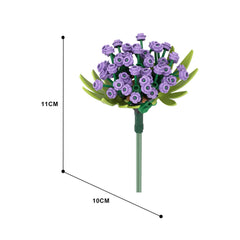 Follower & Vase Pink Sunrise/ Purple Verbena & Vase(Sunflowers Style) Love Gift MOC Building Block Bricks |MocPixel Follower & Vase Pink Sunrise/ Purple Verbena & Vase(Sunflowers Style) Love Gift MOC Building Block Bricks |MocPixel - Purple Verbena Follower Lego Block Sets Alternative