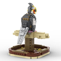 Eastern Rosella Parrot & Cockatiel MOC Building Block Bricks |MocPixel Eastern Rosella Parrot & Cockatiel MOC Building Block Bricks |MocPixel - Eastern Rosella Lego Block Sets Alternative