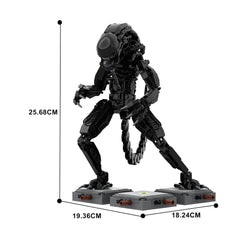 603PCS Alien Xenomorph MOC Building Block Bricks |MocPixel 603PCS Alien Xenomorph MOC Building Block Bricks |MocPixel - Default Title Lego Block Sets Alternative