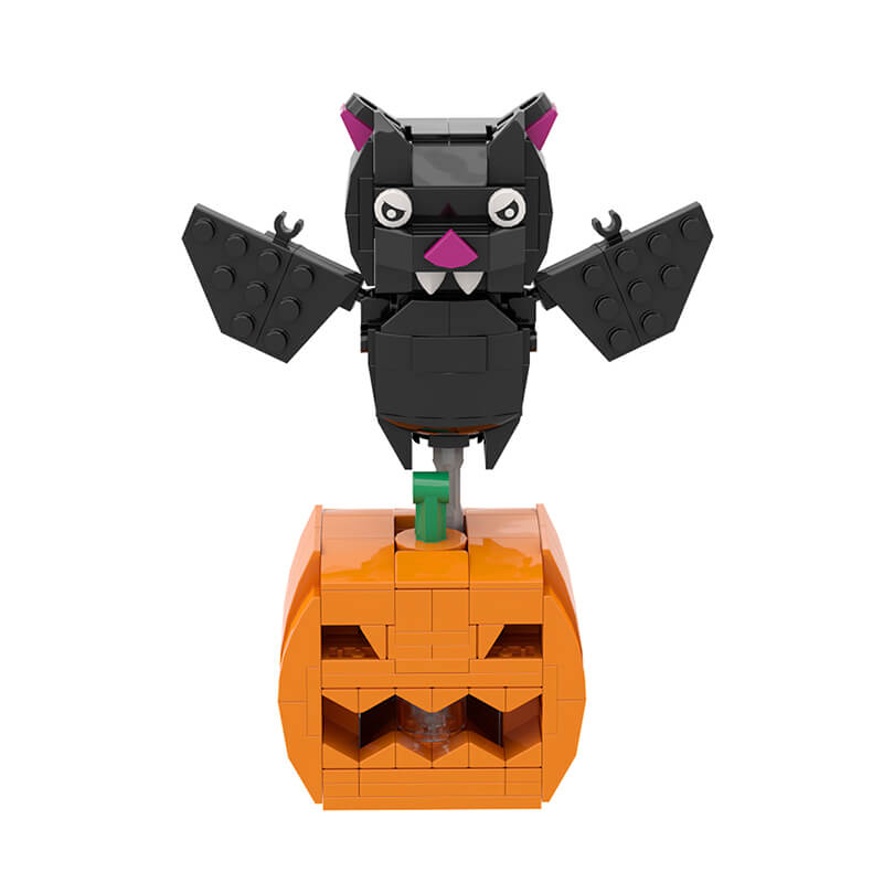 Halloween Figure & Witch Hat Wreath Ornaments MOC Building Block Bricks |MocPixel Halloween Figure & Witch Hat Wreath Ornaments MOC Building Block Bricks |MocPixel - 5 Sets Collection(INC Wreath) Lego Block Sets Alternative
