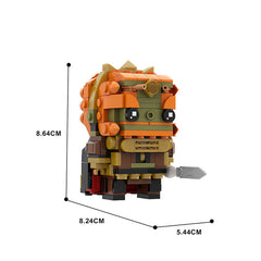 Princess/ Ganondorf/ Mipha/ Revali/ Daruk/ Urbosa Zelda Brickheadz MOC Building Block Bricks |MocPixel Princess/ Ganondorf/ Mipha/ Revali/ Daruk/ Urbosa Zelda Brickheadz MOC Building Block Bricks |MocPixel - Ganondorf Lego Block Sets Alternative
