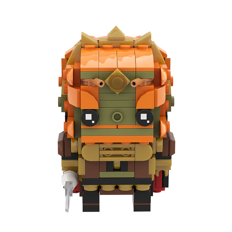Princess/ Ganondorf/ Mipha/ Revali/ Daruk/ Urbosa Zelda Brickheadz MOC Building Block Bricks |MocPixel Princess/ Ganondorf/ Mipha/ Revali/ Daruk/ Urbosa Zelda Brickheadz MOC Building Block Bricks |MocPixel - 6*Brickheadz Combo Lego Block Sets Alternative