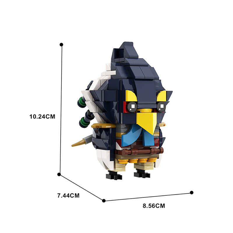 Princess/ Ganondorf/ Mipha/ Revali/ Daruk/ Urbosa Zelda Brickheadz MOC Building Block Bricks |MocPixel Princess/ Ganondorf/ Mipha/ Revali/ Daruk/ Urbosa Zelda Brickheadz MOC Building Block Bricks |MocPixel - Revali Lego Block Sets Alternative