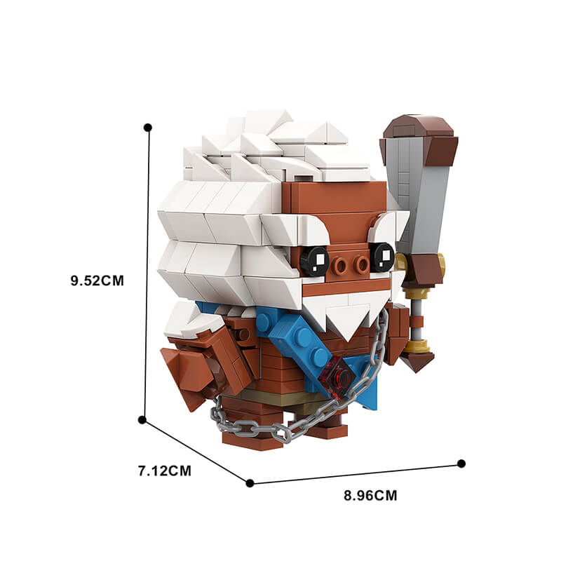 Princess/ Ganondorf/ Mipha/ Revali/ Daruk/ Urbosa Zelda Brickheadz MOC Building Block Bricks |MocPixel Princess/ Ganondorf/ Mipha/ Revali/ Daruk/ Urbosa Zelda Brickheadz MOC Building Block Bricks |MocPixel - Daruk Lego Block Sets Alternative