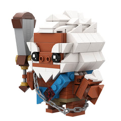 Princess/ Ganondorf/ Mipha/ Revali/ Daruk/ Urbosa Zelda Brickheadz MOC Building Block Bricks |MocPixel Princess/ Ganondorf/ Mipha/ Revali/ Daruk/ Urbosa Zelda Brickheadz MOC Building Block Bricks |MocPixel - 6*Brickheadz Combo Lego Block Sets Alternative