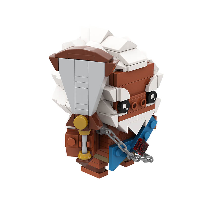 Princess/ Ganondorf/ Mipha/ Revali/ Daruk/ Urbosa Zelda Brickheadz MOC Building Block Bricks |MocPixel Princess/ Ganondorf/ Mipha/ Revali/ Daruk/ Urbosa Zelda Brickheadz MOC Building Block Bricks |MocPixel - 6*Brickheadz Combo Lego Block Sets Alternative