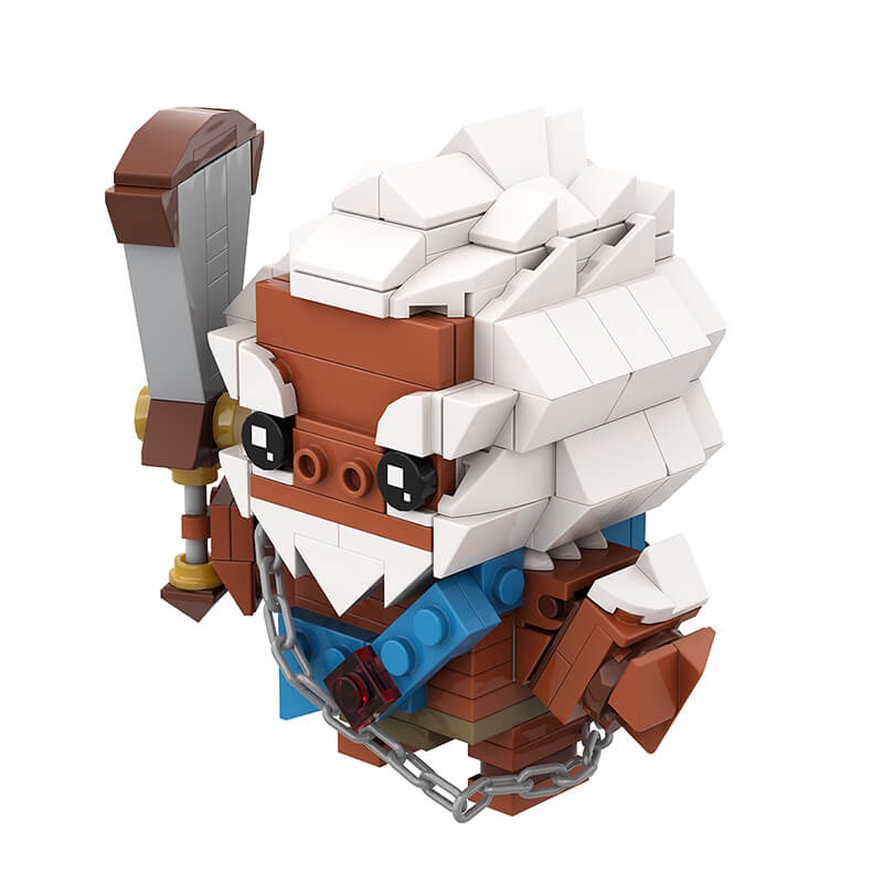 Princess/ Ganondorf/ Mipha/ Revali/ Daruk/ Urbosa Zelda Brickheadz MOC Building Block Bricks |MocPixel Princess/ Ganondorf/ Mipha/ Revali/ Daruk/ Urbosa Zelda Brickheadz MOC Building Block Bricks |MocPixel - 6*Brickheadz Combo Lego Block Sets Alternative
