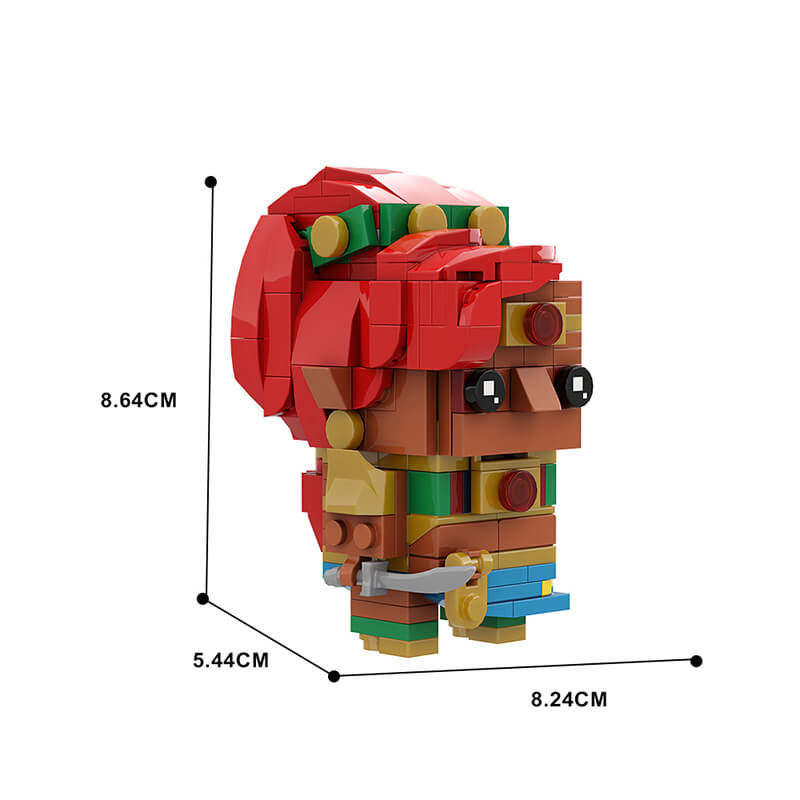 Princess/ Ganondorf/ Mipha/ Revali/ Daruk/ Urbosa Zelda Brickheadz MOC Building Block Bricks |MocPixel Princess/ Ganondorf/ Mipha/ Revali/ Daruk/ Urbosa Zelda Brickheadz MOC Building Block Bricks |MocPixel - Urbosa Lego Block Sets Alternative