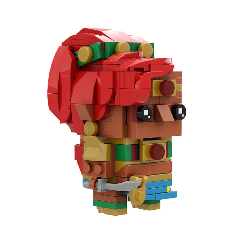 Princess/ Ganondorf/ Mipha/ Revali/ Daruk/ Urbosa Zelda Brickheadz MOC Building Block Bricks |MocPixel Princess/ Ganondorf/ Mipha/ Revali/ Daruk/ Urbosa Zelda Brickheadz MOC Building Block Bricks |MocPixel - 6*Brickheadz Combo Lego Block Sets Alternative