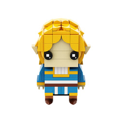 Link & Princess BrickHeadz Zelda MOC Building Block Bricks |MocPixel Link & Princess BrickHeadz Zelda MOC Building Block Bricks |MocPixel - Princess+248PCS Link Lego Block Sets Alternative