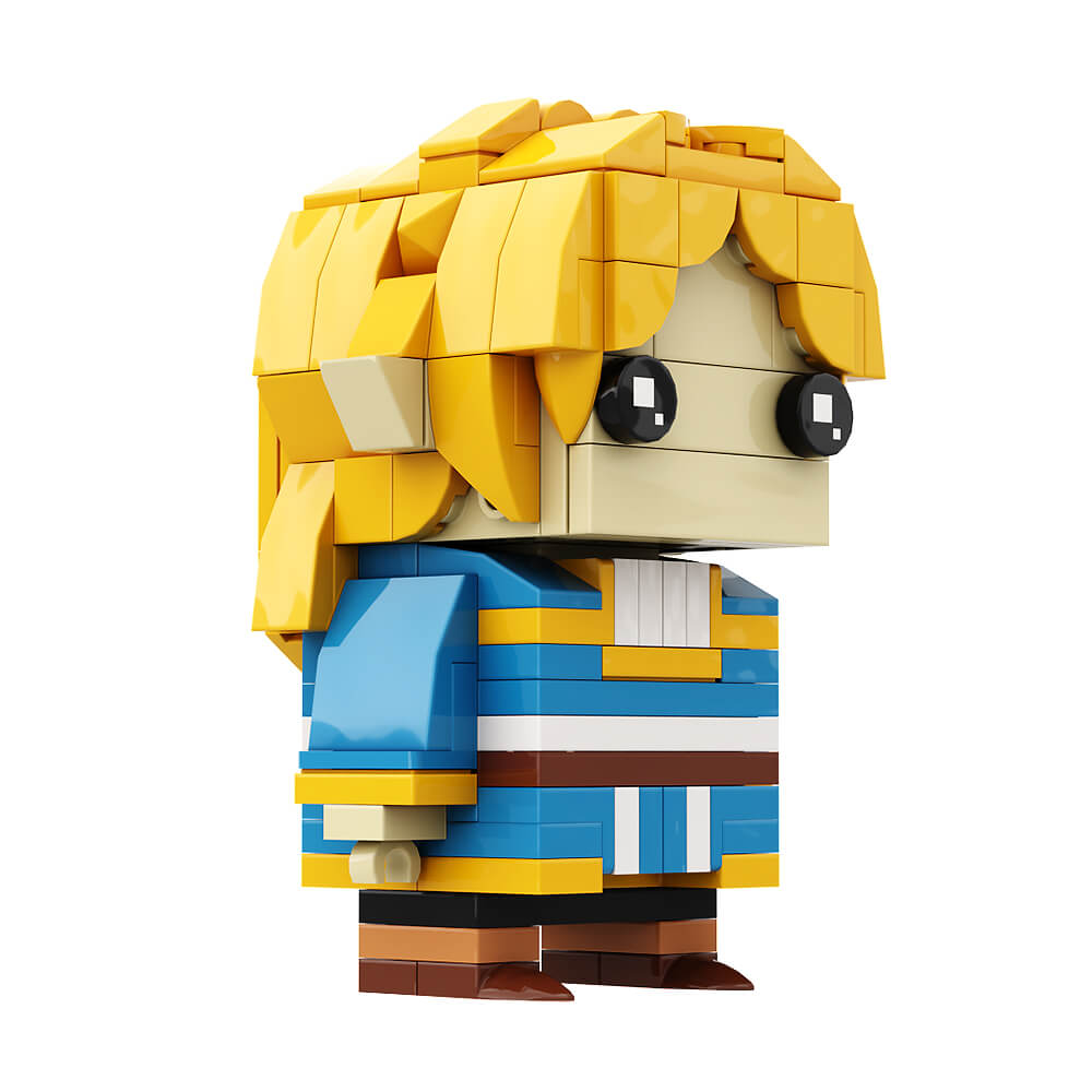 LoZ] Link loves Zelda, pixel art with lego bricks, made by me : r/zelda