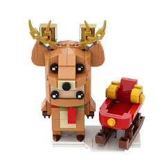 Christmas Theme Ornaments Bricksheadz MOC Building Block Bricks |MocPixel Christmas Theme Ornaments Bricksheadz MOC Building Block Bricks |MocPixel - 4 Kits Combo Lego Block Sets Alternative