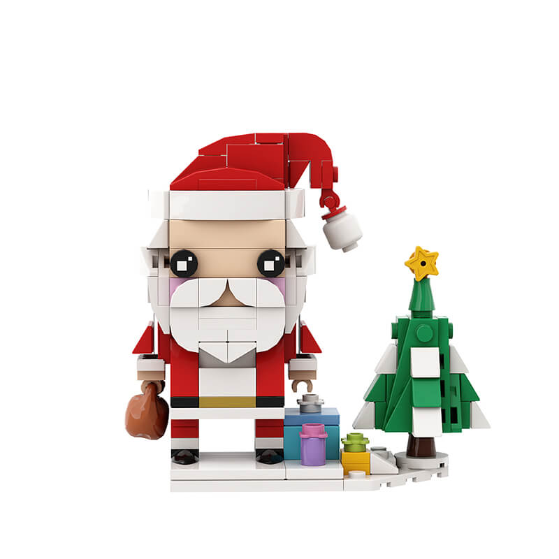 Christmas Theme Ornaments Bricksheadz MOC Building Block Bricks |MocPixel Christmas Theme Ornaments Bricksheadz MOC Building Block Bricks |MocPixel - 4 Kits Combo Lego Block Sets Alternative