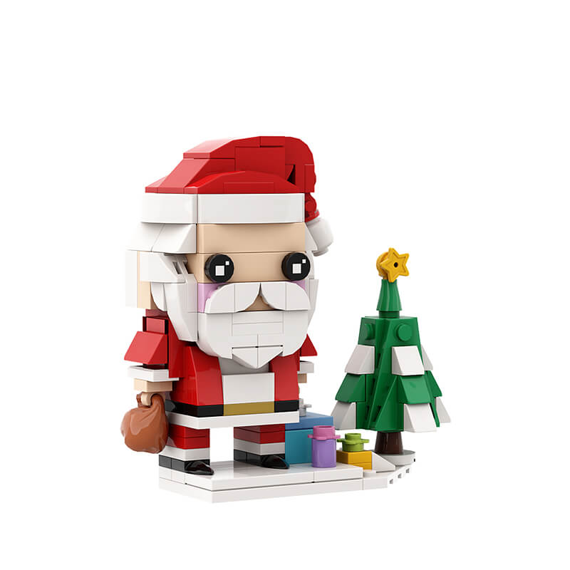 Christmas Theme Ornaments Bricksheadz MOC Building Block Bricks |MocPixel Christmas Theme Ornaments Bricksheadz MOC Building Block Bricks |MocPixel - 4 Kits Combo Lego Block Sets Alternative