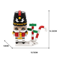 Christmas Theme Ornaments Bricksheadz MOC Building Block Bricks |MocPixel Christmas Theme Ornaments Bricksheadz MOC Building Block Bricks |MocPixel - Nutcracker Lego Block Sets Alternative