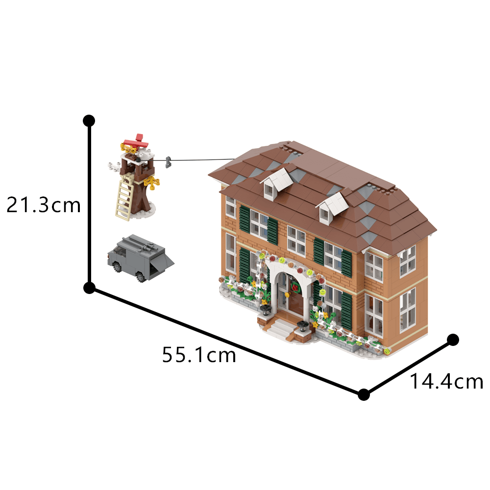 919PCS Kevin's House - Home alone Christmas  MOC Building Block Bricks |MocPixel Lego alternatives 
