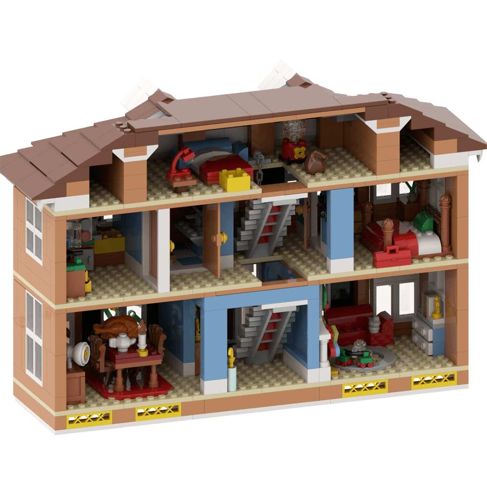 919PCS Kevin's House - Home alone Christmas  MOC Building Block Bricks |MocPixel Lego alternatives 
