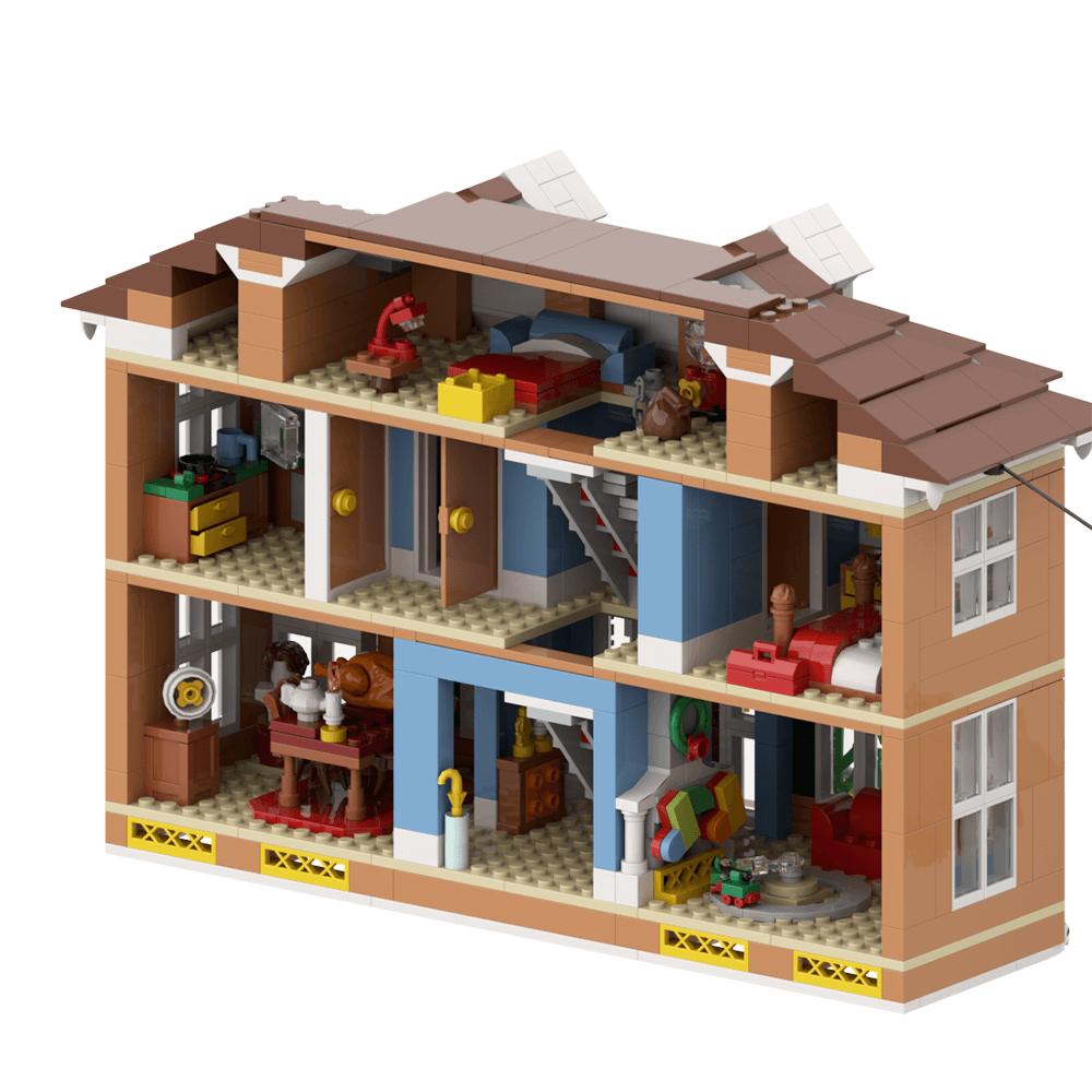 919PCS Kevin's House - Home alone Christmas  MOC Building Block Bricks |MocPixel Lego alternatives 
