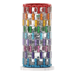 483PCS Rainbow Color Vase MOC Building Block Bricks |MocPixel Lego alternatives