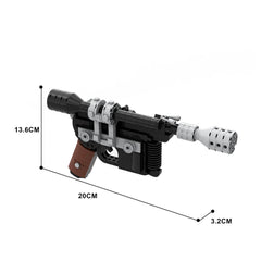 395PCS Han Solo Dl-44 Blaster Space War MOC Building Block Bricks |MocPixel 395PCS Han Solo Dl-44 Blaster Space War MOC Building Block Bricks |MocPixel - Default Title Lego Block Sets Alternative