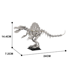 Dinosaur Fossil - Spinosaurus/ Stegosaurus Skeleton MOC Building Block Bricks |MocPixel Dinosaur Fossil - Spinosaurus/ Stegosaurus Skeleton MOC Building Block Bricks |MocPixel - Spinosaurus Lego Block Sets Alternative