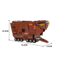 379PCS Sandcrawler Space War MOC Building Block Bricks |MocPixel 379PCS Sandcrawler Space War MOC Building Block Bricks |MocPixel - Default Title Lego Block Sets Alternative