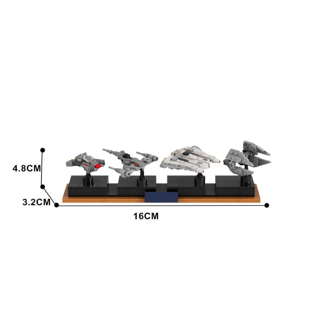 203PCS Ultramicro Starfighters In Mandalorian Season 3 Space War MOC Building Block Bricks |MocPixel 203PCS Ultramicro Starfighters In Mandalorian Season 3 Space War MOC Building Block Bricks |MocPixel - Default Title Lego Block Sets Alternative