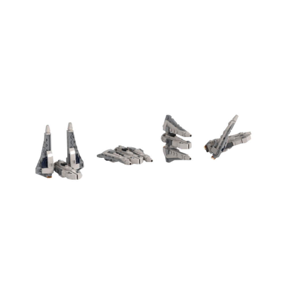 203PCS Ultramicro Starfighters In Mandalorian Season 3 Space War MOC Building Block Bricks |MocPixel 203PCS Ultramicro Starfighters In Mandalorian Season 3 Space War MOC Building Block Bricks |MocPixel - Default Title Lego Block Sets Alternative