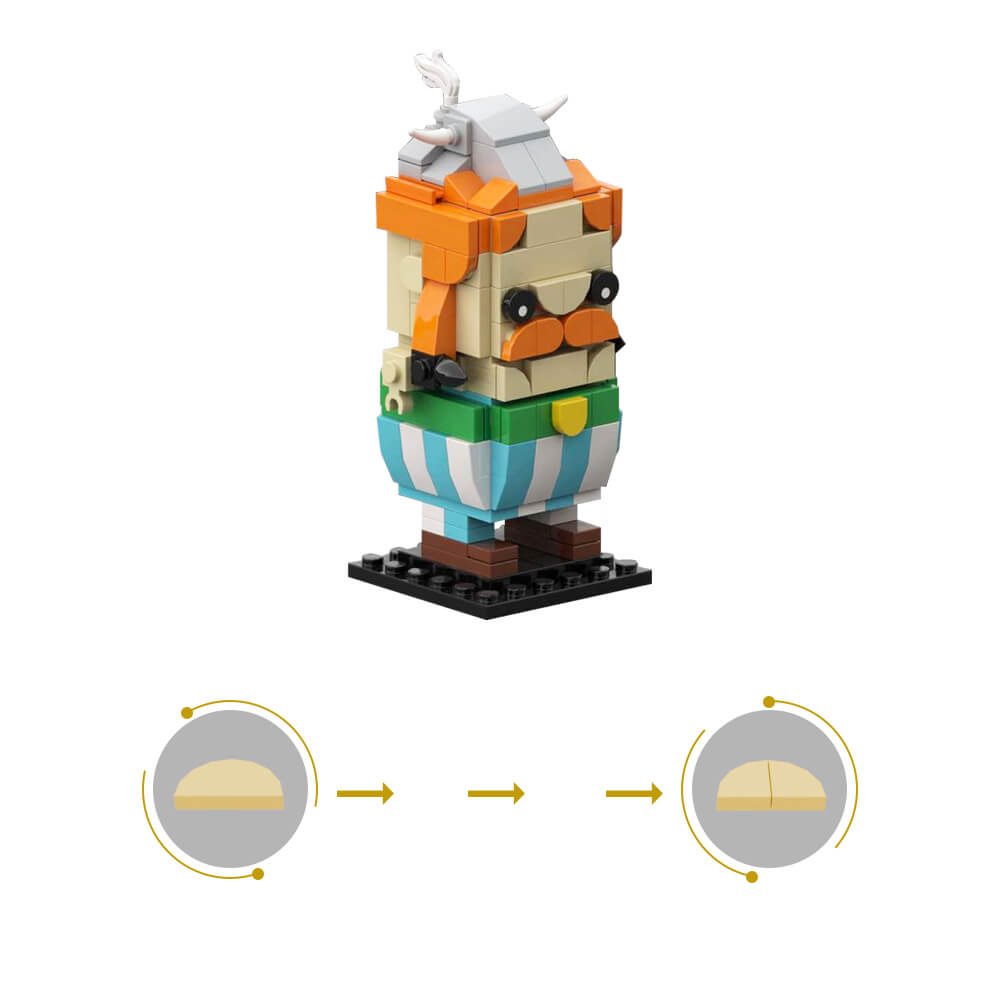 193PCS Obelix MOC Building Block Bricks |MocPixel 193PCS Obelix MOC Building Block Bricks |MocPixel - Default Title Lego Block Sets Alternative