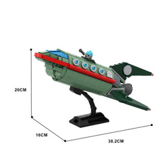 614PCS Planet Express Ship Futurema MOC Building Block Bricks |MocPixel 614PCS Planet Express Ship Futurema MOC Building Block Bricks |MocPixel - Default Title Lego Block Sets Alternative
