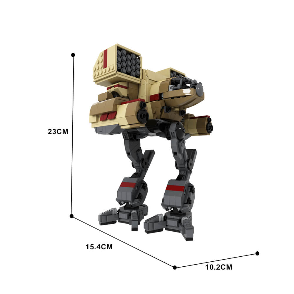 1226PCS Mad Cat Omnimech (Clan Wolf) MOC Building Block Bricks |MocPixel 1226PCS Mad Cat Omnimech (Clan Wolf) MOC Building Block Bricks |MocPixel - Default Title Lego Block Sets Alternative