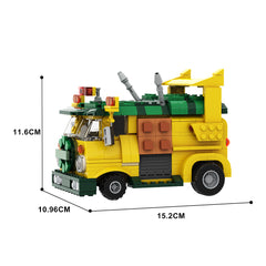 490PCS Turtle Van Party Wagon Tnnt MOC Building Block Bricks |MocPixel 490PCS Turtle Van Party Wagon Tnnt MOC Building Block Bricks |MocPixel - Default Title Lego Block Sets Alternative