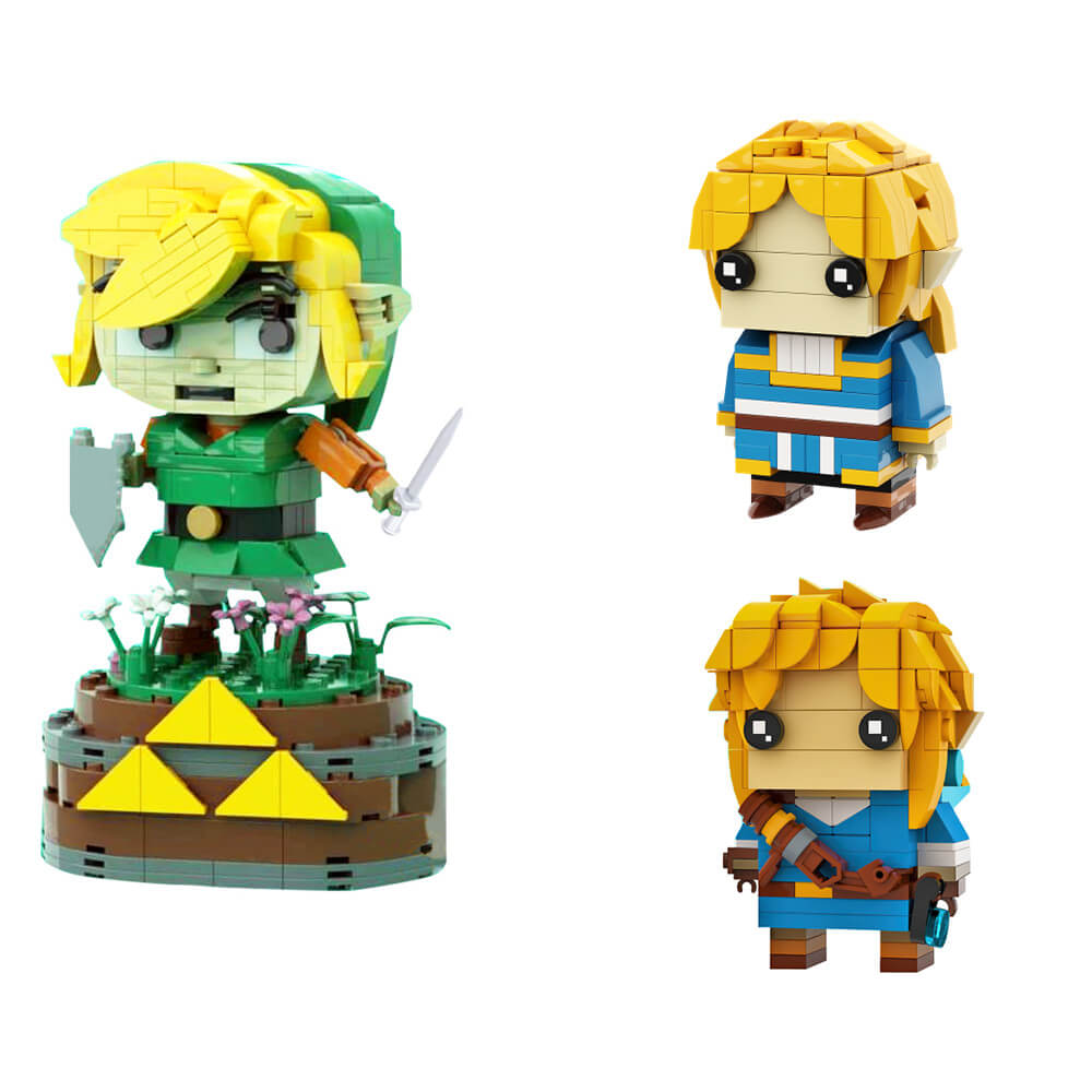 Lego Zelda Breath Wild, Lego Legend Zelda, Link Zelda Lego Bricks