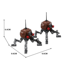 173PCS Dwarf Spider Droid Space War MOC Building Block Bricks |MocPixel 173PCS Dwarf Spider Droid Space War MOC Building Block Bricks |MocPixel - Default Title Lego Block Sets Alternative