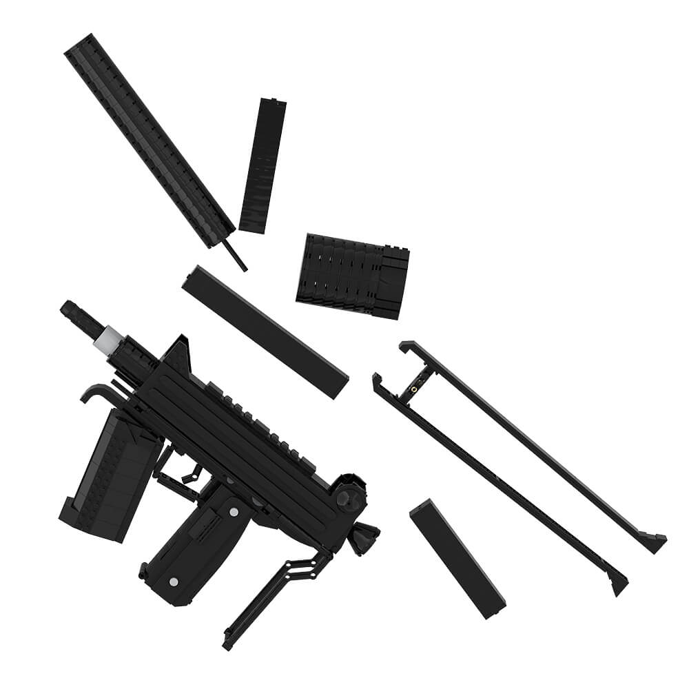 1126PCS CBJ-MS Submachine Gun MOC Building Block Bricks |MocPixel 1126PCS CBJ-MS Submachine Gun MOC Building Block Bricks |MocPixel - Default Title Lego Block Sets Alternative