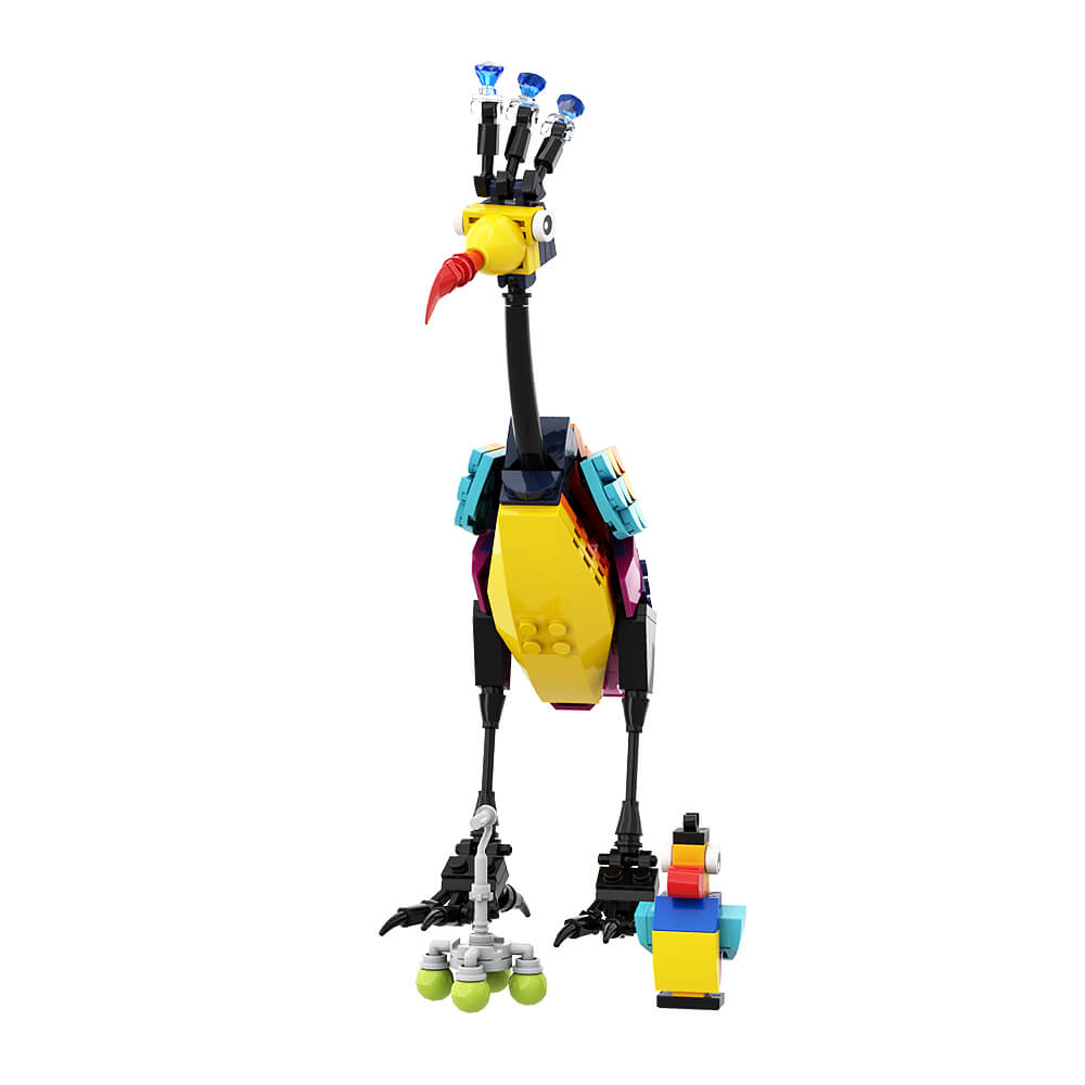 Kevin Bird - UP MOC Building Block Bricks |MocPixel Kevin Bird - UP MOC Building Block Bricks |MocPixel - 215PCS Big Size Lego Block Sets Alternative