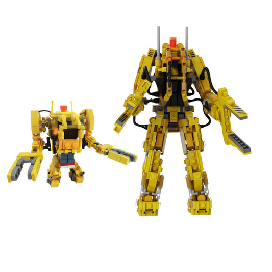 Micro Aliens Series Part V: Mini Size P-5000 Powered Work Loader MOC Building Block Bricks |MocPixel Micro Aliens Series Part V: Mini Size P-5000 Powered Work Loader MOC Building Block Bricks |MocPixel - Big Size+Small Size Lego Block Sets Alternative 1000