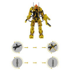 Micro Aliens Series Part V: Mini Size P-5000 Powered Work Loader MOC Building Block Bricks |MocPixel Micro Aliens Series Part V: Mini Size P-5000 Powered Work Loader MOC Building Block Bricks |MocPixel - Big Size(576pcs) Lego Block Sets Alternative