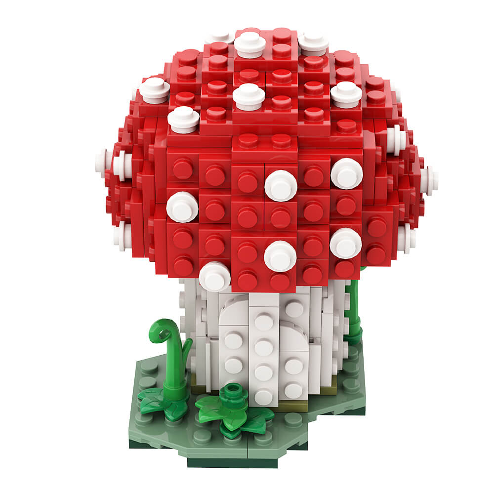 164PCS Amanita Muscaria Mushroom MOC Building Block Bricks |MocPixel 164PCS Amanita Muscaria Mushroom MOC Building Block Bricks |MocPixel - Default Title Lego Block Sets Alternative