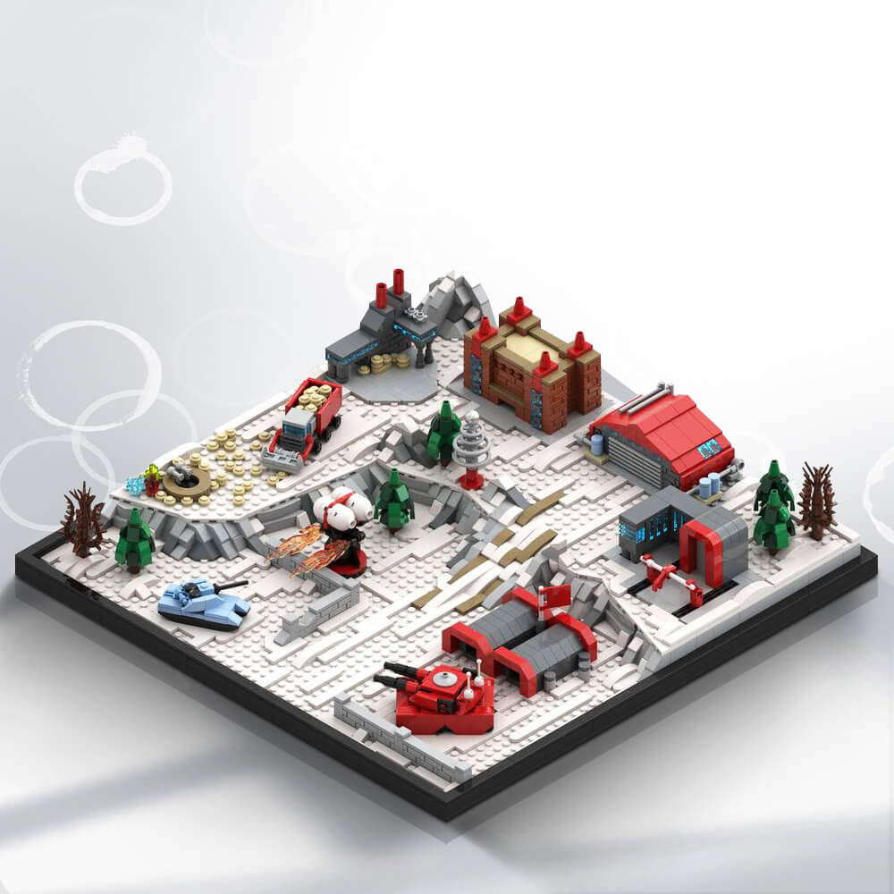1649PCS C&C Red Alert - Soviet Base MOC Building Block Bricks |MocPixel 1649PCS C&C Red Alert - Soviet Base MOC Building Block Bricks |MocPixel - Default Title Lego Block Sets Alternative