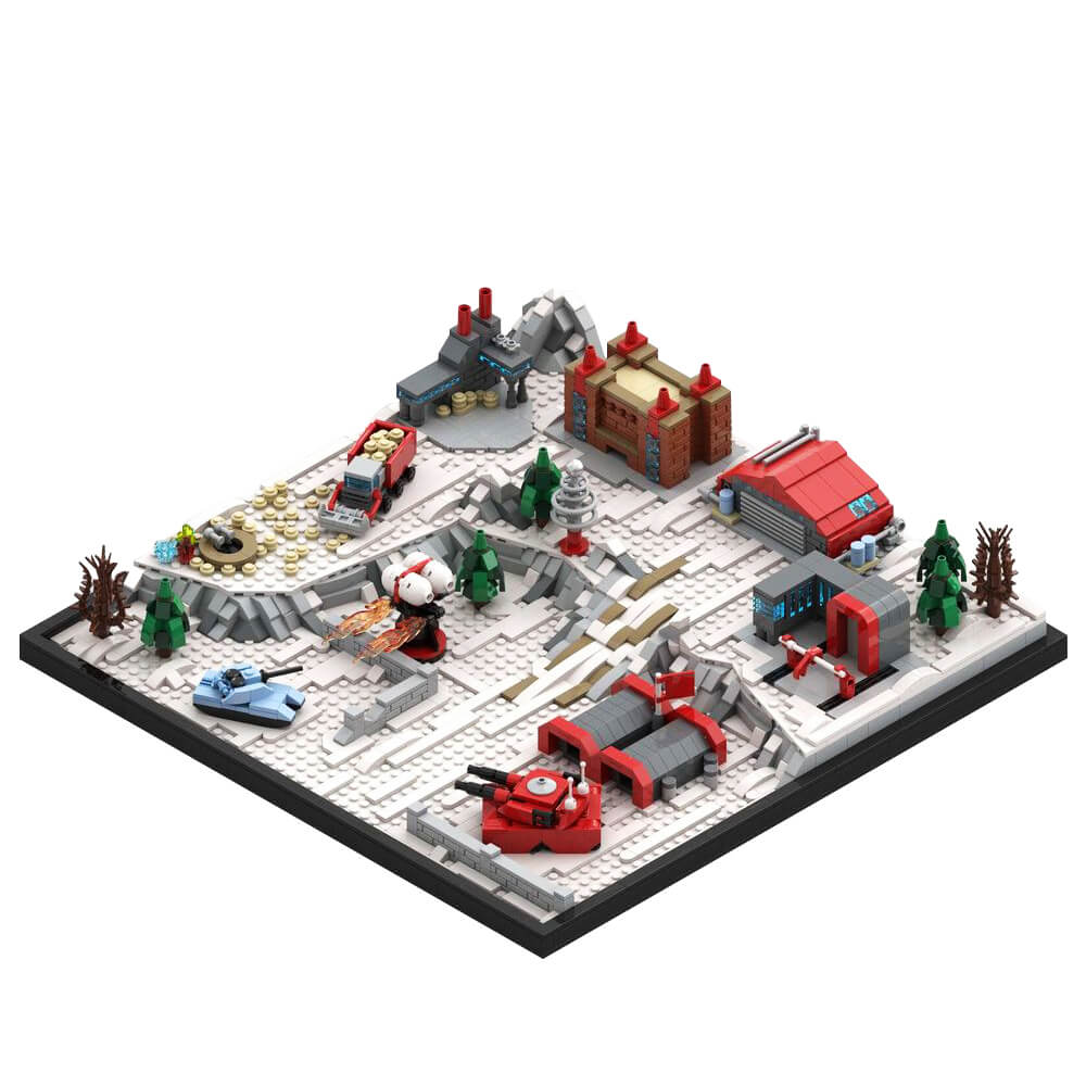 1649PCS C&C Red Alert - Soviet Base MOC Building Block Bricks |MocPixel 1649PCS C&C Red Alert - Soviet Base MOC Building Block Bricks |MocPixel - Default Title Lego Block Sets Alternative