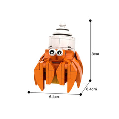 94PCS Hermit Crab MOC Building Block Bricks |MocPixel 94PCS Hermit Crab MOC Building Block Bricks |MocPixel - Default Title Lego Block Sets Alternative