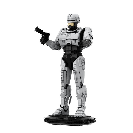 2476PCS RobotCop Robot MOC Building Block Bricks |MocPixel 2476PCS RobotCop Robot MOC Building Block Bricks |MocPixel - With Stand(2476PCS) Lego Block Sets Alternative 1000