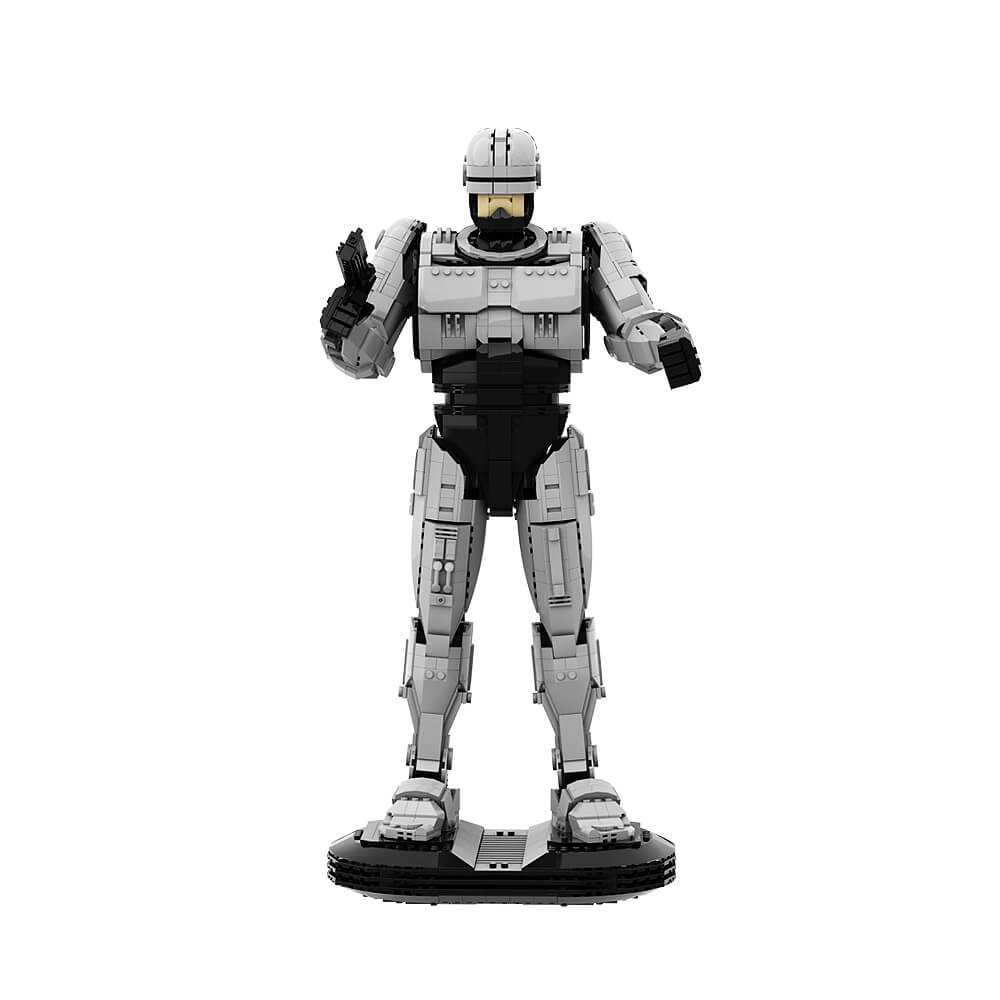 2476PCS RobotCop Robot MOC Building Block Bricks |MocPixel 2476PCS RobotCop Robot MOC Building Block Bricks |MocPixel - With Stand(2476PCS) Lego Block Sets Alternative