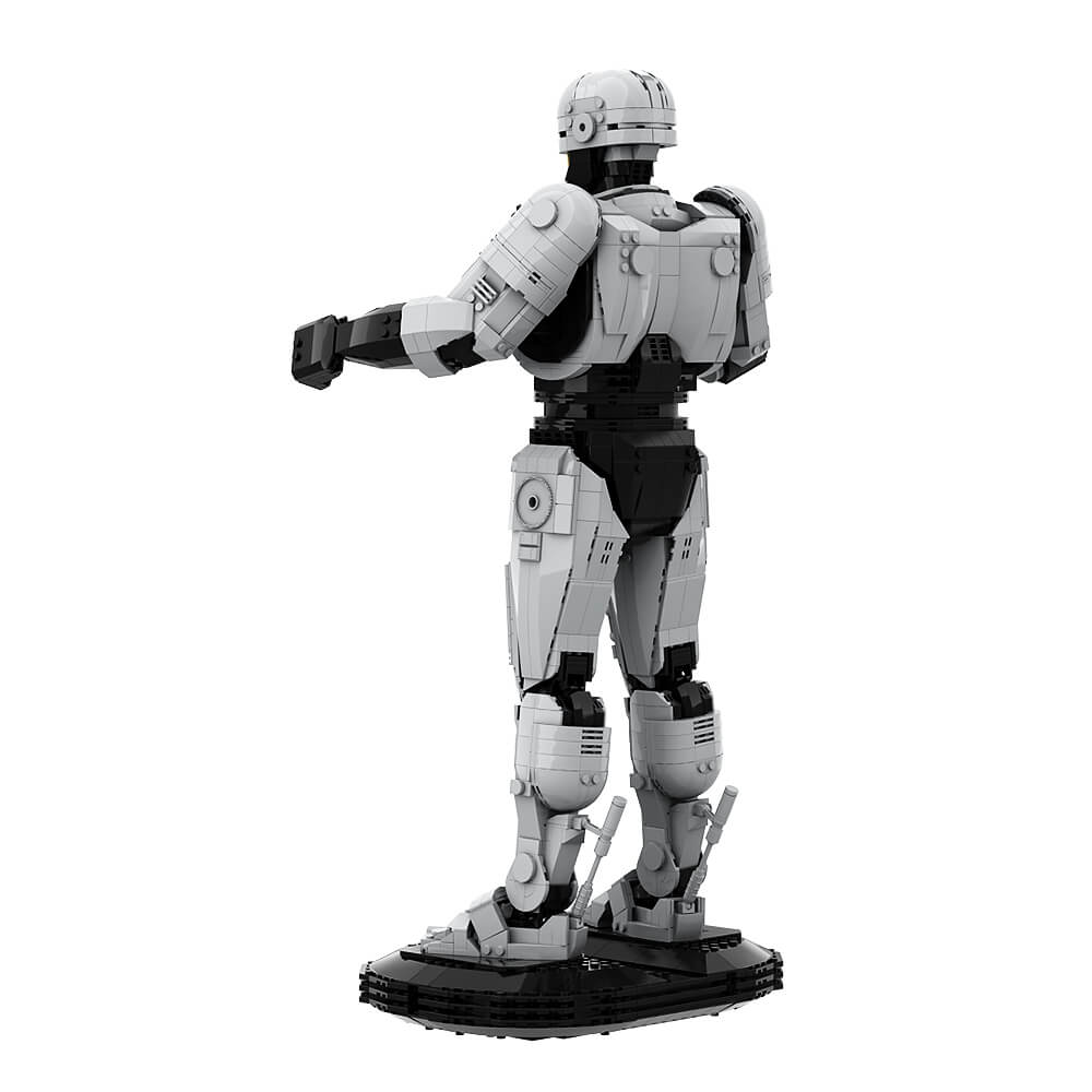 2476PCS RobotCop Robot MOC Building Block Bricks |MocPixel 2476PCS RobotCop Robot MOC Building Block Bricks |MocPixel - With Stand(2476PCS) Lego Block Sets Alternative