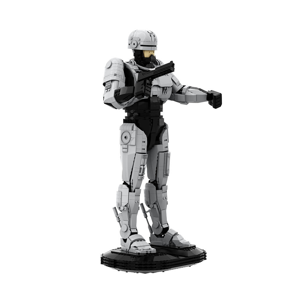 2476PCS RobotCop Robot MOC Building Block Bricks |MocPixel 2476PCS RobotCop Robot MOC Building Block Bricks |MocPixel - With Stand(2476PCS) Lego Block Sets Alternative