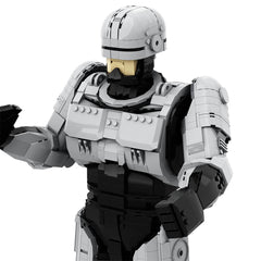 2476PCS RobotCop Robot MOC Building Block Bricks |MocPixel 2476PCS RobotCop Robot MOC Building Block Bricks |MocPixel - With Stand(2476PCS) Lego Block Sets Alternative