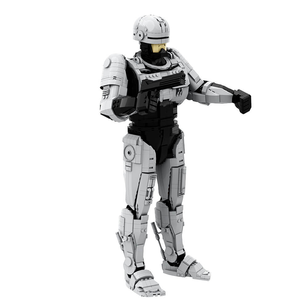2476PCS RobotCop Robot MOC Building Block Bricks |MocPixel 2476PCS RobotCop Robot MOC Building Block Bricks |MocPixel - With Stand(2476PCS) Lego Block Sets Alternative